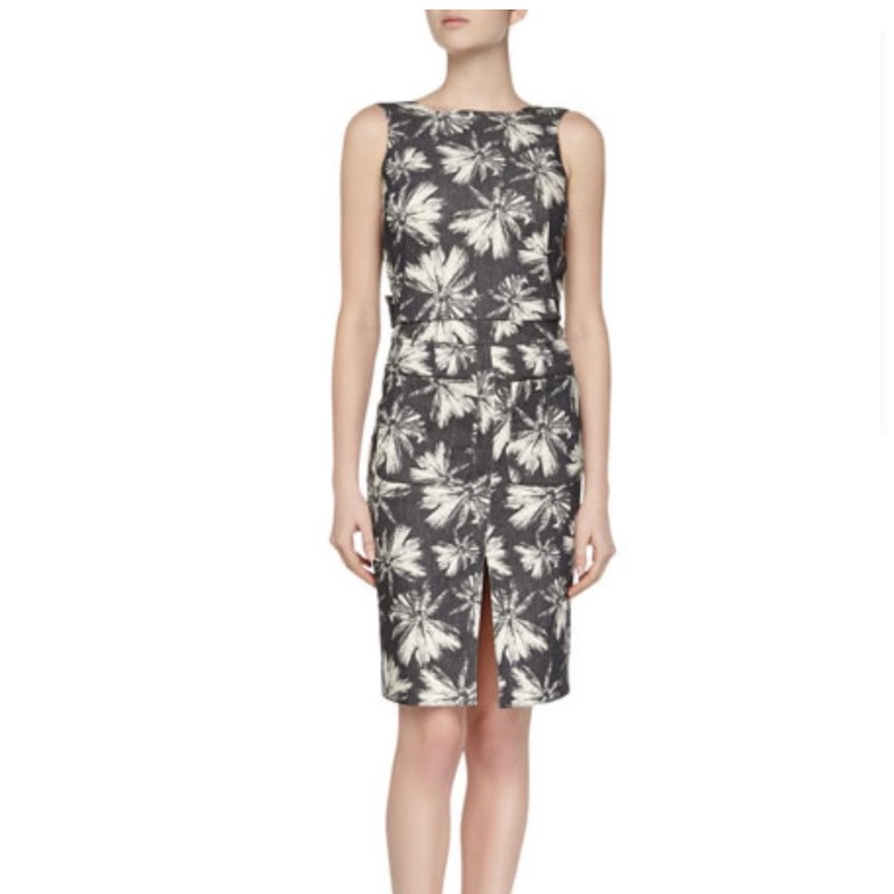 L’Agence Palm Tree Printed Knee-Length Set | Size 4